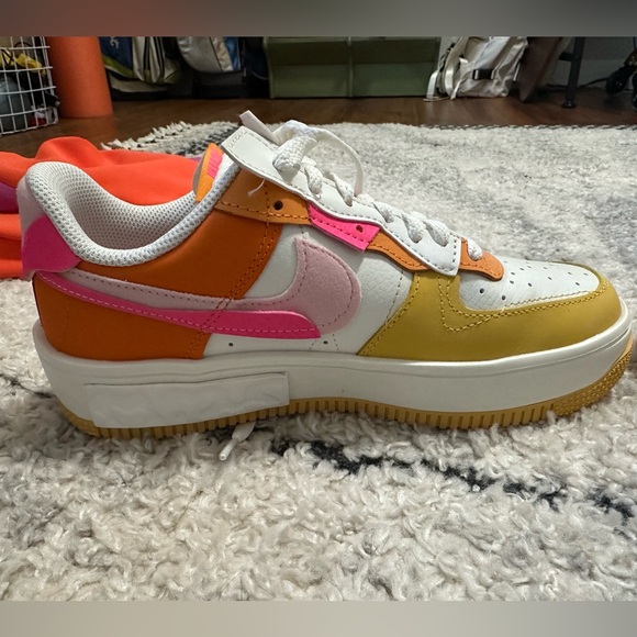 Nike Multicolor Athletic Shoes - Pink, Orange, Yellow - Picture 4 of 4